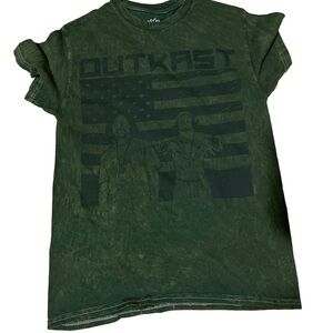 NWOT OutKast Green Crew Neck Short Sleeve Tee Size Small